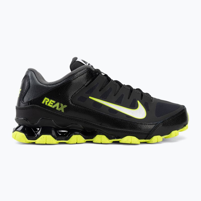 Scarpe da allenamento uomo Nike Reax 8 TR Mesh black/anthracite/metallic silver 2