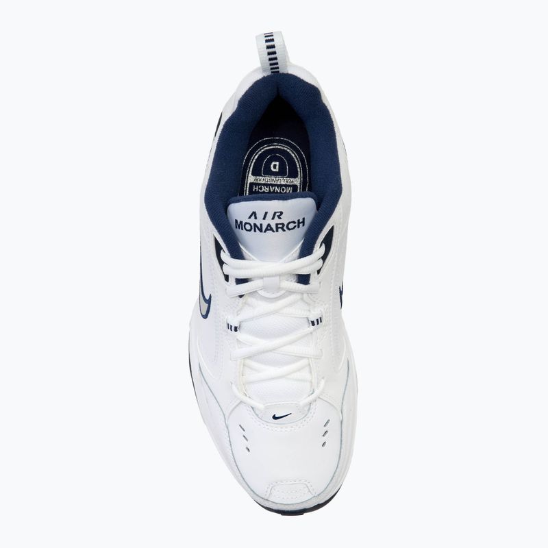 Scarpe da ginnastica da uomo Nike Air Monarch IV bianco / argento metallico 5