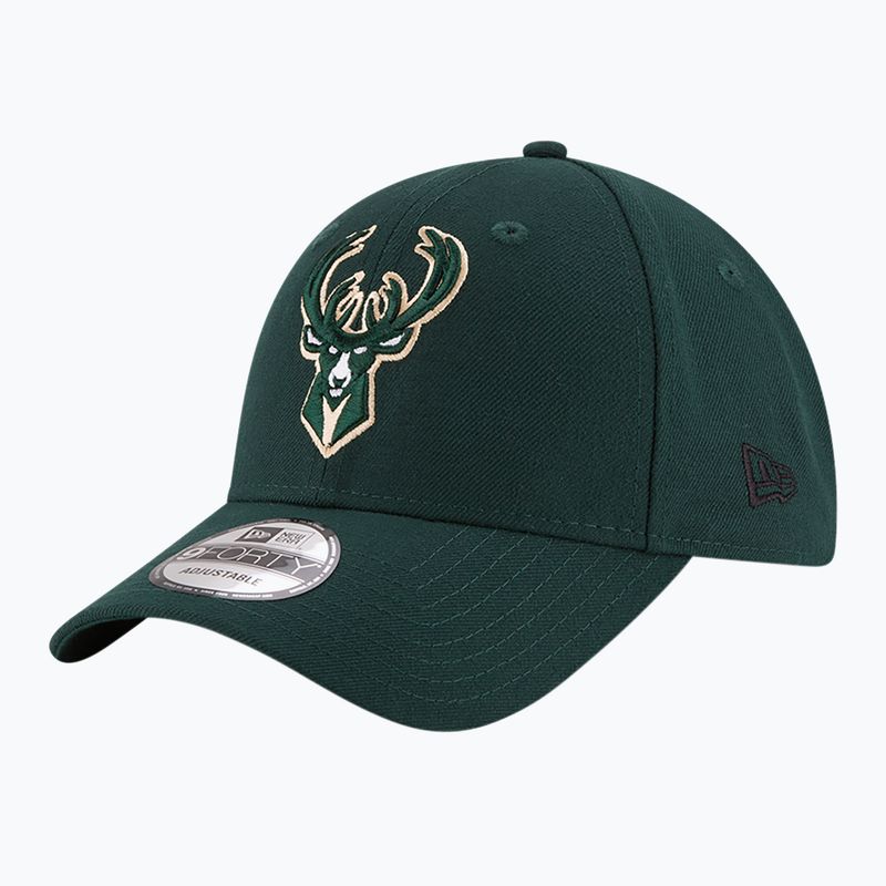 Cappello New Era NBA The League Milwaukee Bucks verde scuro 3
