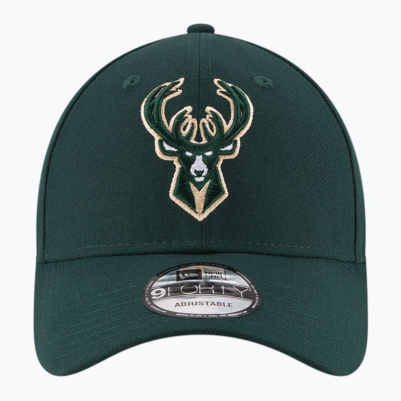 Cappello New Era NBA The League Milwaukee Bucks verde scuro 4
