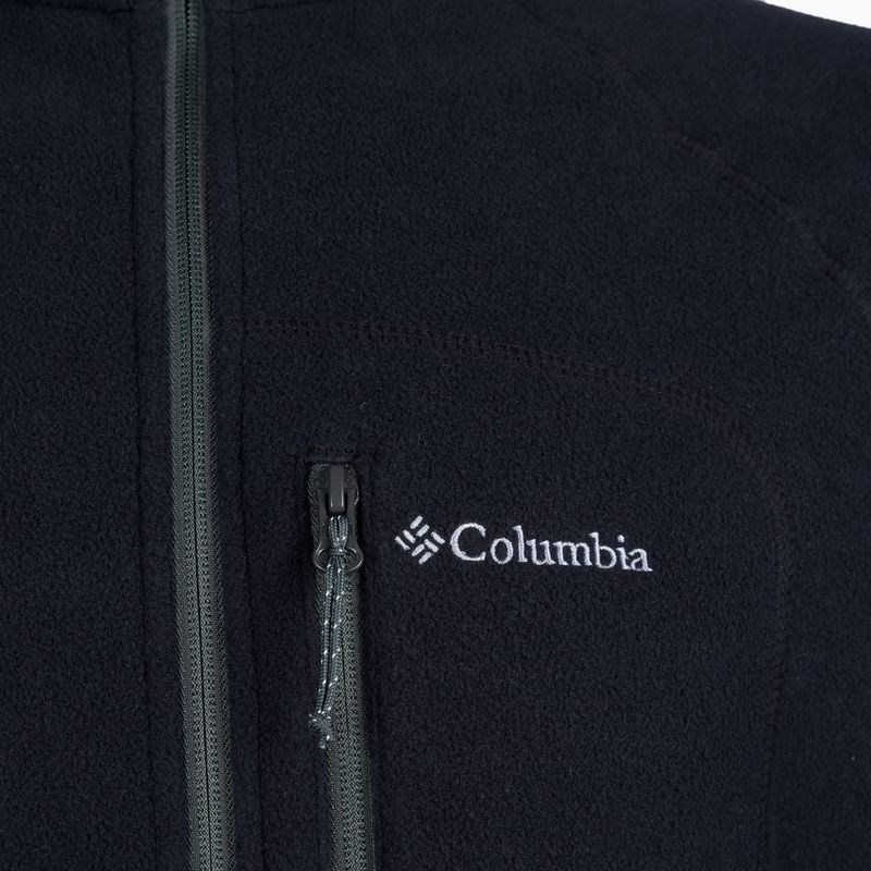 Felpa Columbia Fast Trek II da uomo in pile nero 9