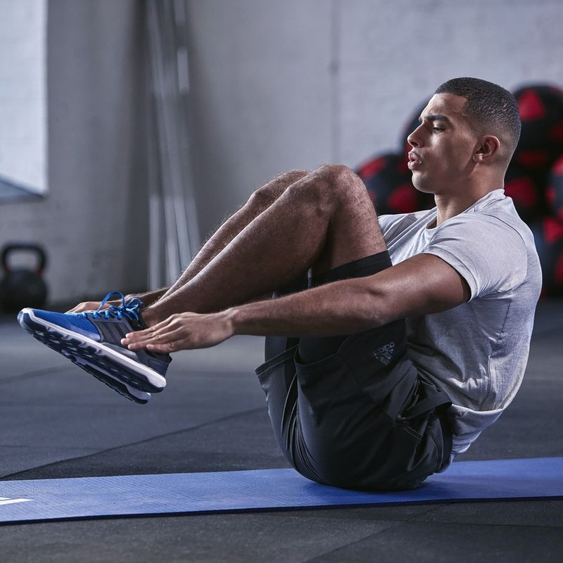 Tappetino fitness adidas blu ADMT-11014BL 4