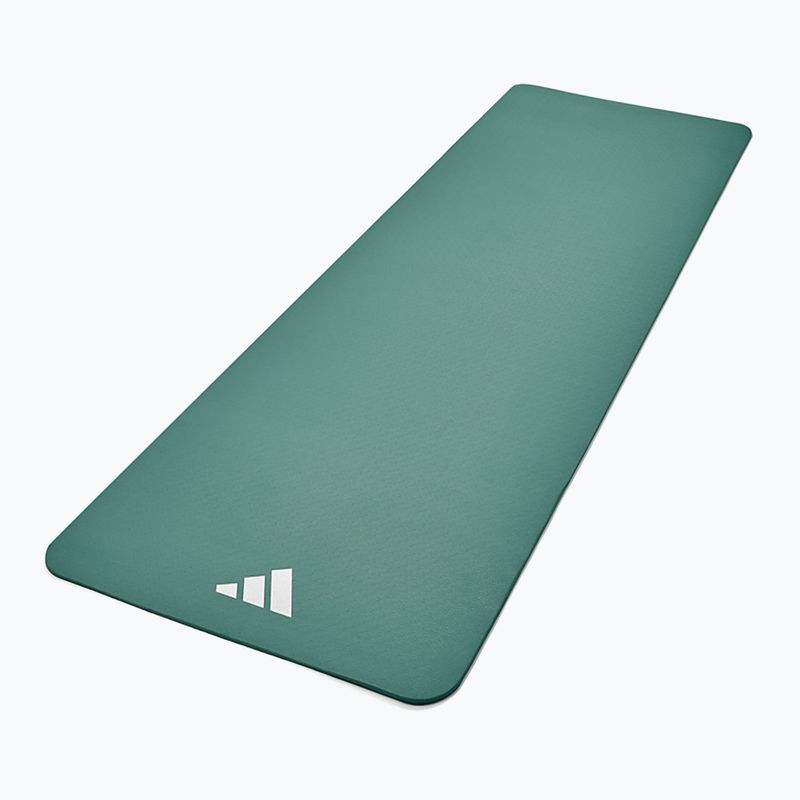 Tappetino fitness adidas Yoga 8 mm verde grezzo