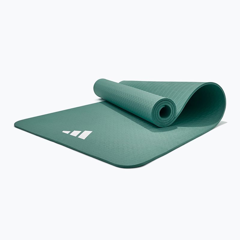 Tappetino fitness adidas Yoga 8 mm verde grezzo 5