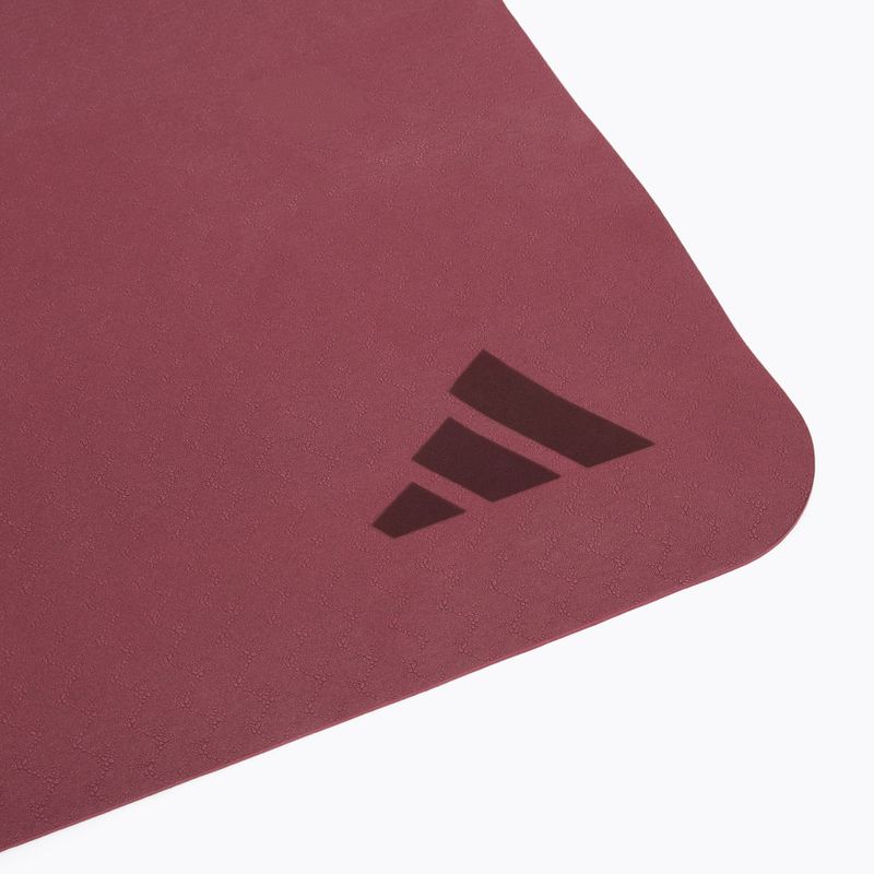Tappetino da yoga adidas Premium Yoga 5mm mystery ruby 3