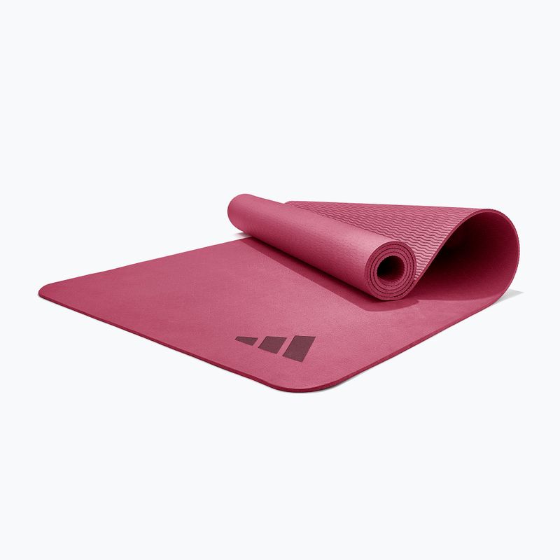 Tappetino da yoga adidas Premium Yoga 5mm mystery ruby 9