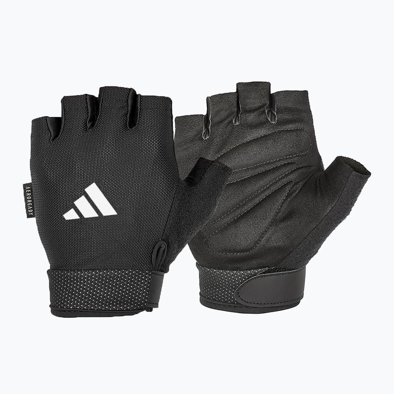 Guanti da allenamento adidas Essential regolabili nero/bianco