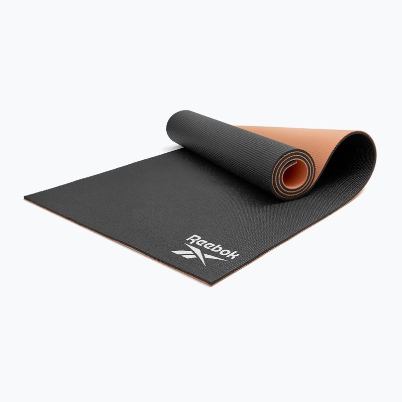 Tappetino da yoga Reebok RAYG-11060BKDD black/orange 4