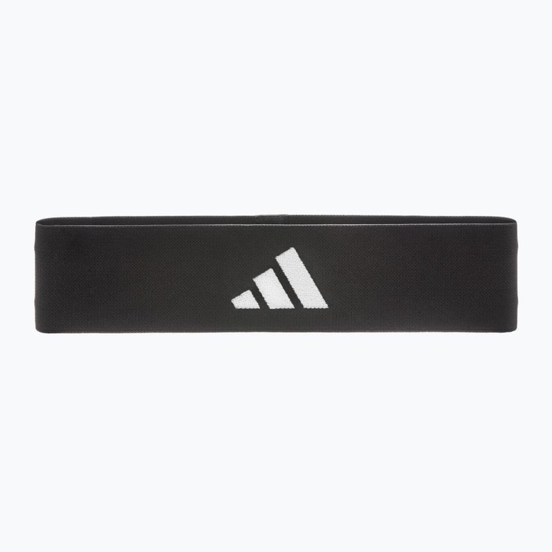 Set di bande di resistenza in gomma adidas 3 pezzi nero/grigio/bianco 2