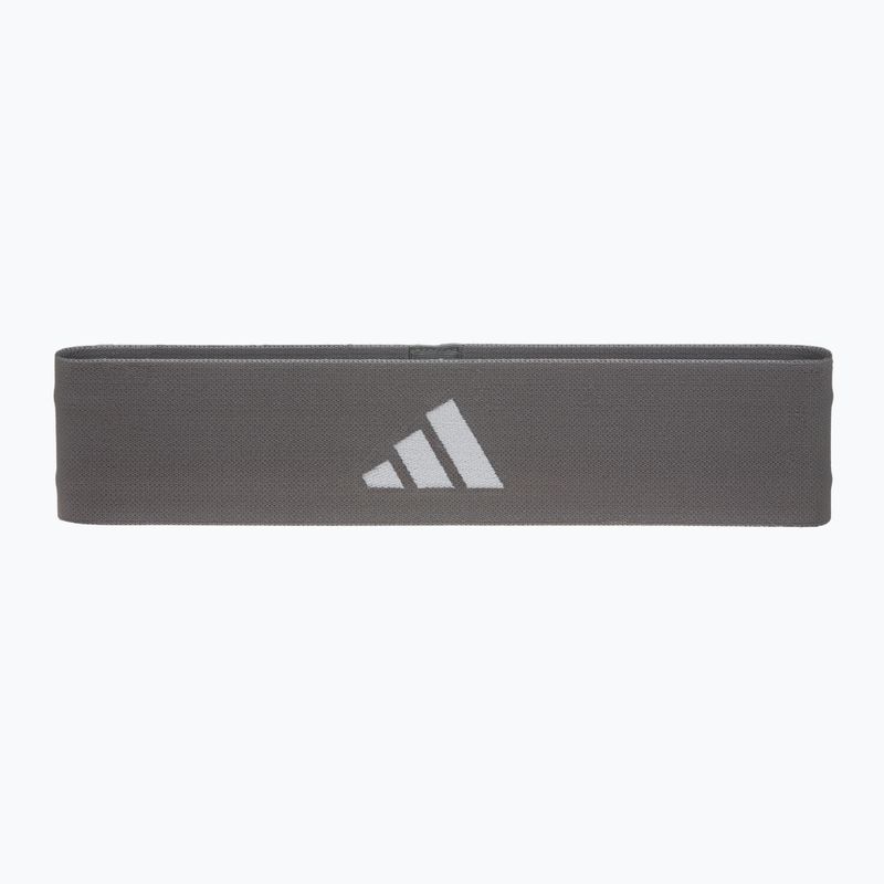 Set di bande di resistenza in gomma adidas 3 pezzi nero/grigio/bianco 3