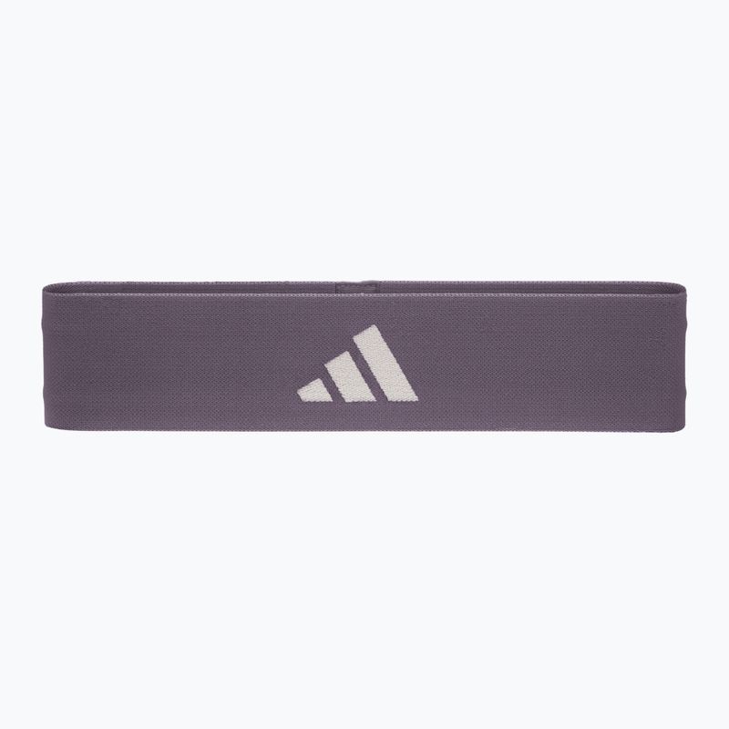 Set di bande di resistenza in gomma adidas 3 pezzi verde/viola/blu 3