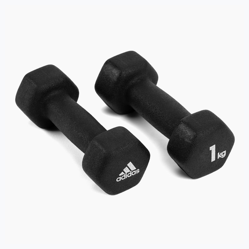 manubri adidas 2x1 kg nero ADWT-10001 2