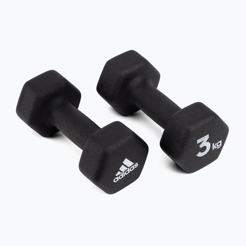 manubri adidas 2x3 Kg nero ADWT-10003 2
