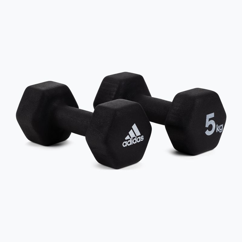 manubri adidas 2x5kg nero ADWT-10005