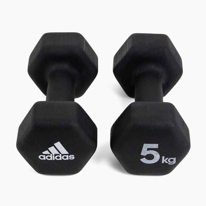 manubri adidas 2x5kg nero ADWT-10005 3