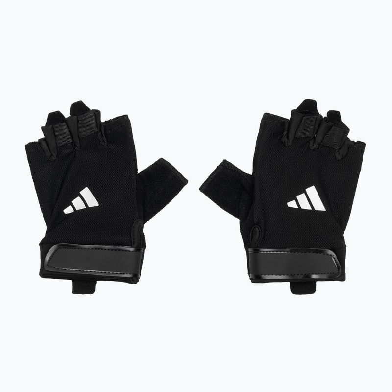Guanti adidas Essential Training nero/bianco 2