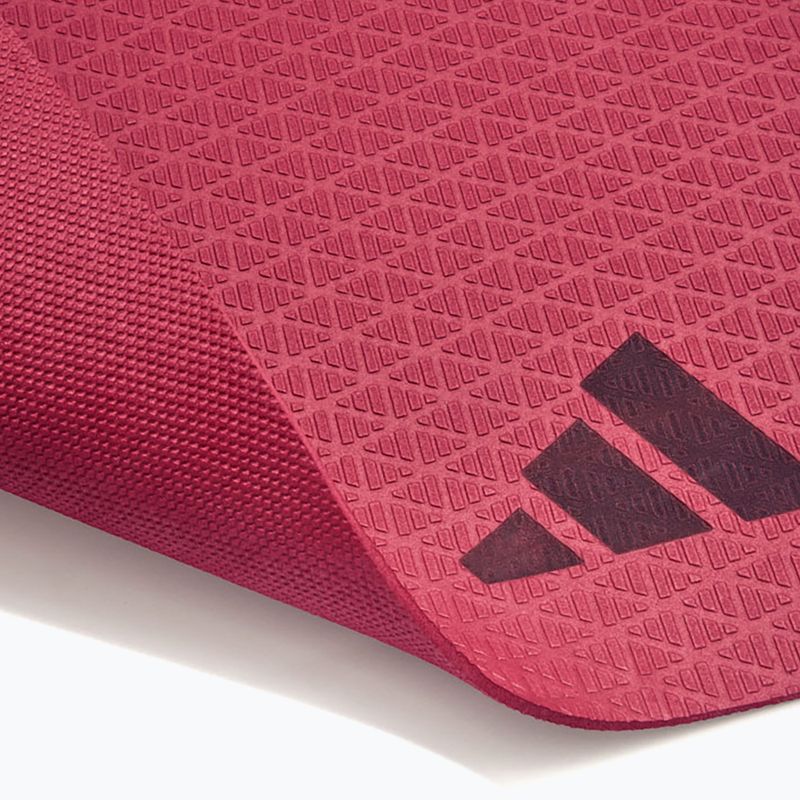 Tappetino fitness adidas Yoga 4 mm collegiale bordeaux 4