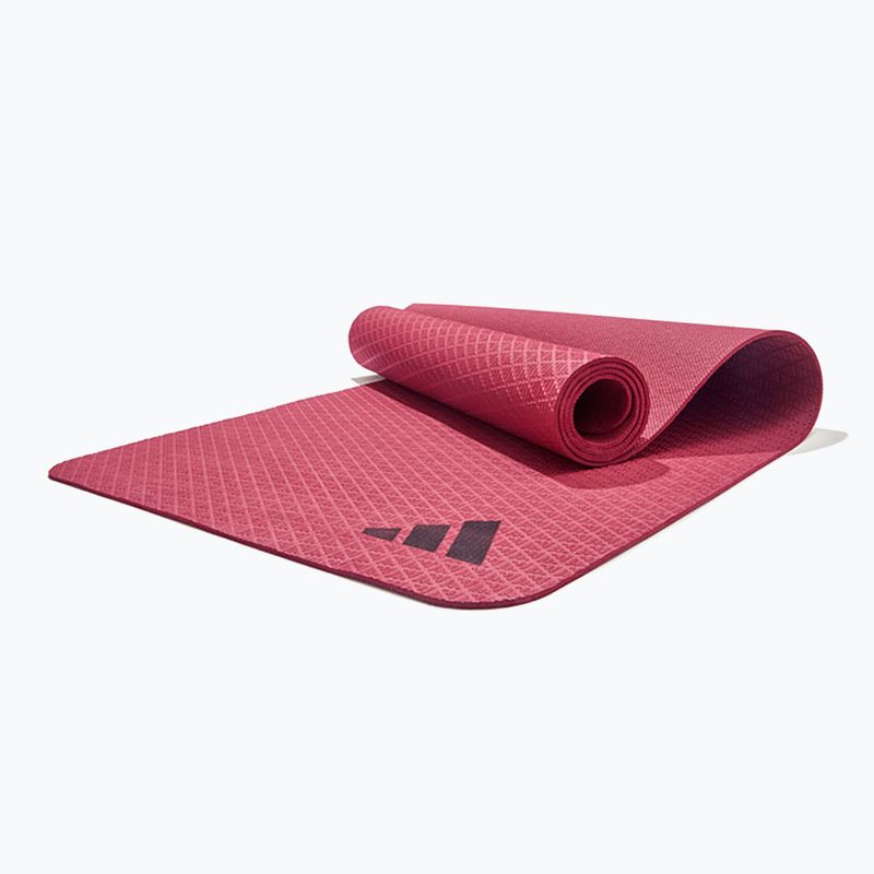 Tappetino fitness adidas Yoga 4 mm collegiale bordeaux 5