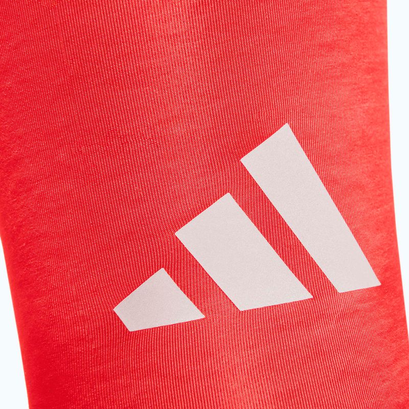 Adidas Aeroready Compression gamba polpaccio rosso 3
