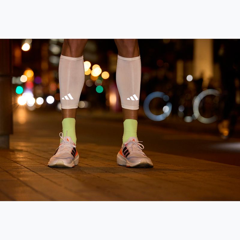 Adidas Aeroready Compression gamba polpaccio bianco 7
