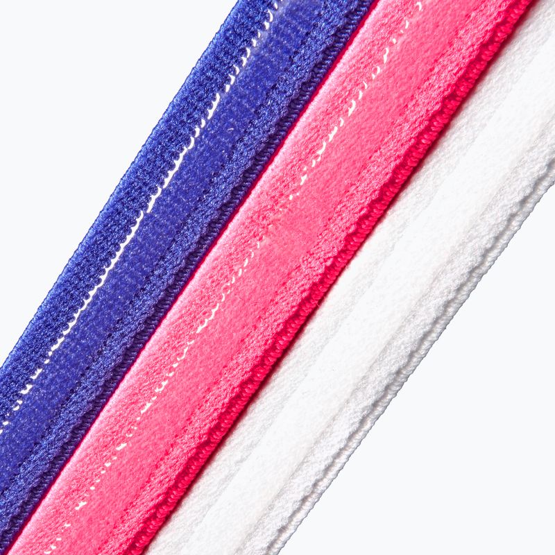 Fasce per la testa adidas Hairbands 3 pack lucid blue/lucid pink/white 4