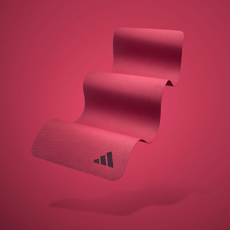 Tappetino adidas Yoga 6 mm collegiale bordeaux 9