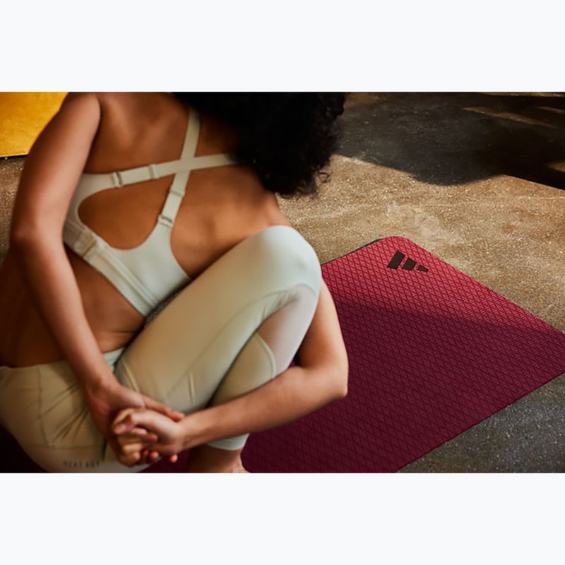 Tappetino adidas Yoga 6 mm collegiale bordeaux 11