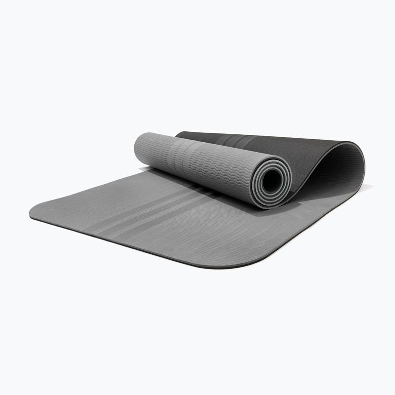 Tappetino da yoga adidas Double Sided Yoga grey 6