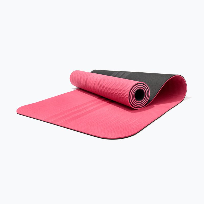 Tappetino da yoga adidas Double Sided Yoga pink fusion 5