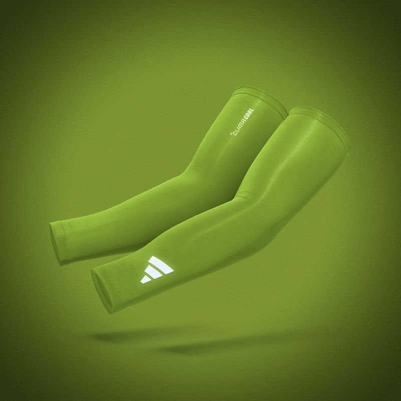 Manicotti compressivi adidas Climacool Compression Arm Sleeves lucid lemon 6