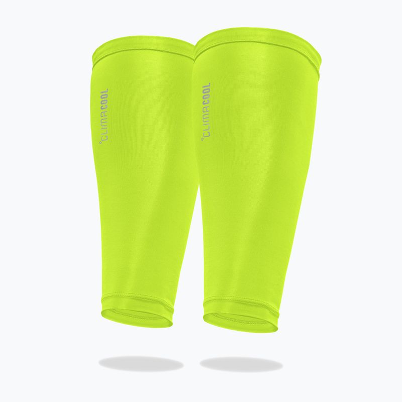 Fasce compressive per polpacci adidas Climacool Compression Calf Sleeves lucid lemon 2