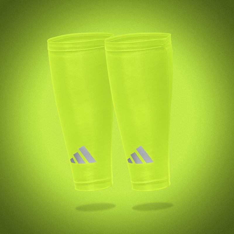 Fasce compressive per polpacci adidas Climacool Compression Calf Sleeves lucid lemon 6