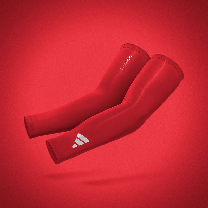 Manicotti compressivi adidas Climacool Compression Arm Sleeves red 5