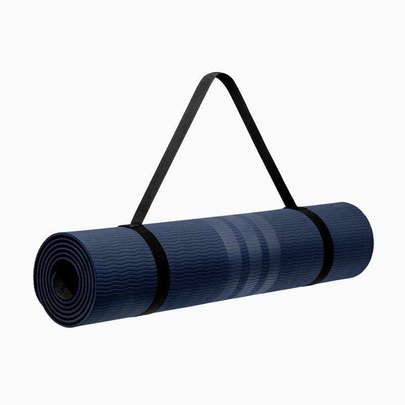 Tappetino da yoga adidas Double Sided Yoga dark blue 9