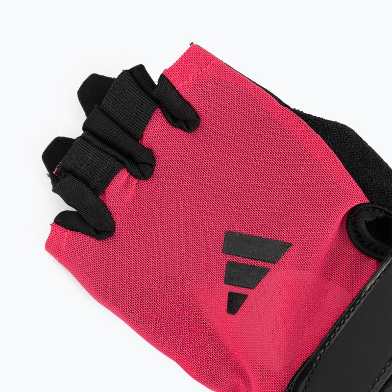 Guanti da allenamento adidas Essential Training pink mesh 4