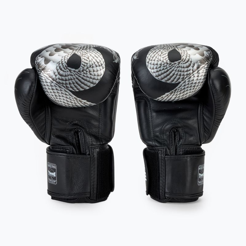 Guantoni da boxe Twins Special FBGVL3-23 Dragon argento 2