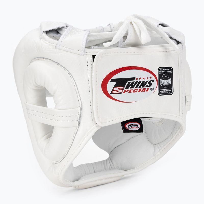Casco da boxe Twins Special Sparring bianco 3