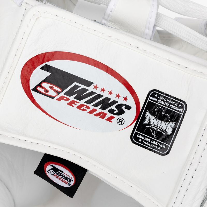 Casco da boxe Twins Special Sparring bianco 5