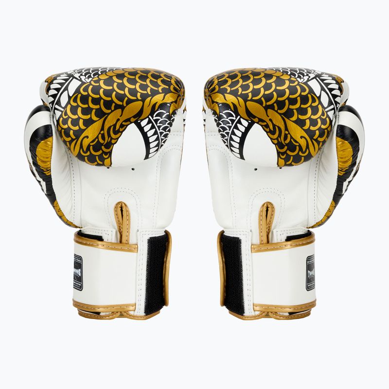 Guanti da boxe Twins Special Fancy FBGVL3-52 bianco/oro 2