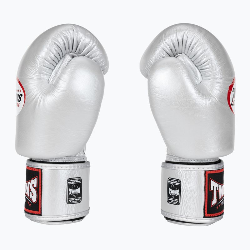 Guanti da boxe Twinas Special BGVL3 argento 3