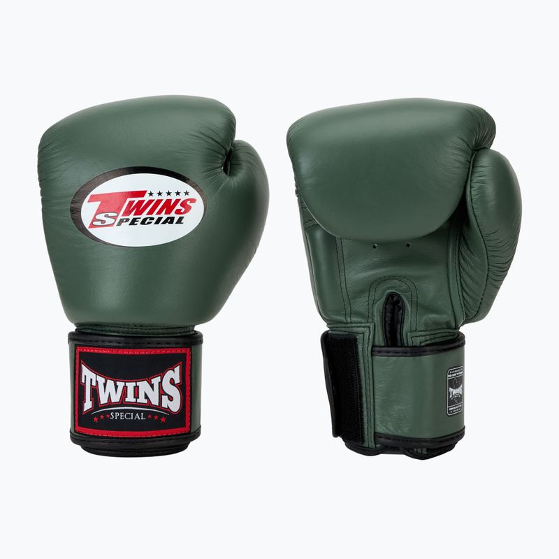 Guanti da boxe Twins Special BGVL3 oliva 3
