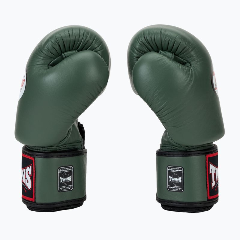 Guanti da boxe Twins Special BGVL3 oliva 4