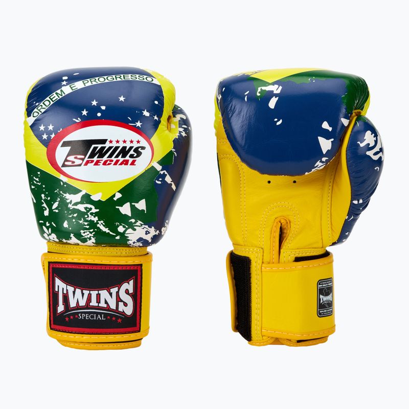 Twins Special FBGVL3-44 Guantoni da boxe Brasil giallo/rosso/blu 3