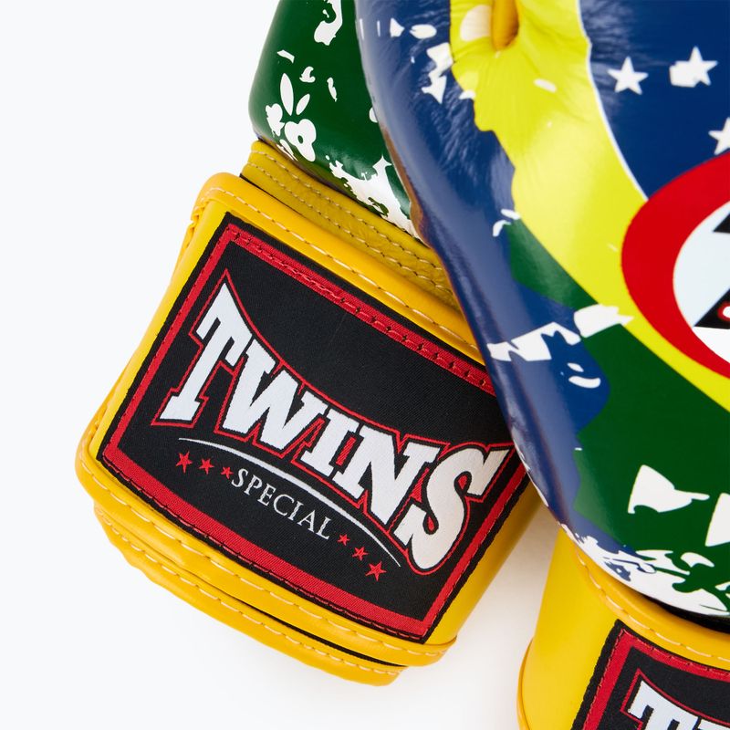 Twins Special FBGVL3-44 Guantoni da boxe Brasil giallo/rosso/blu 5