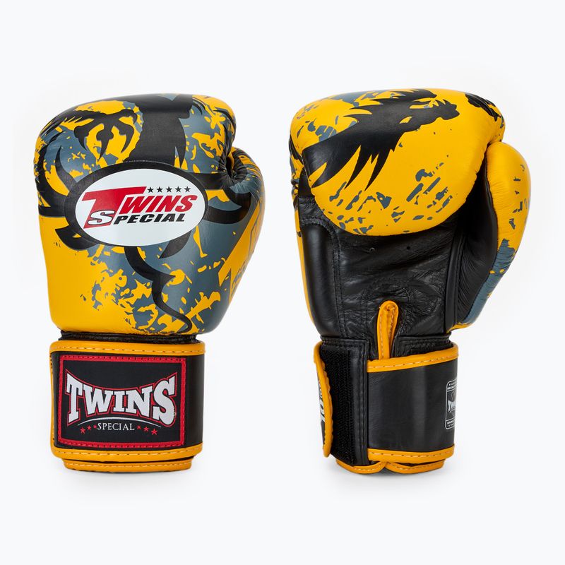 Guanti da boxe Twins Special FBGVL3-36 verde 3