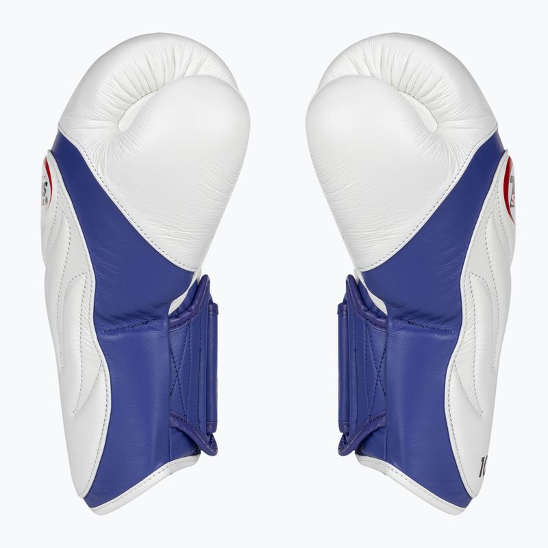 Guanti da boxe Twins Special BGVL6 bianco/blu 3