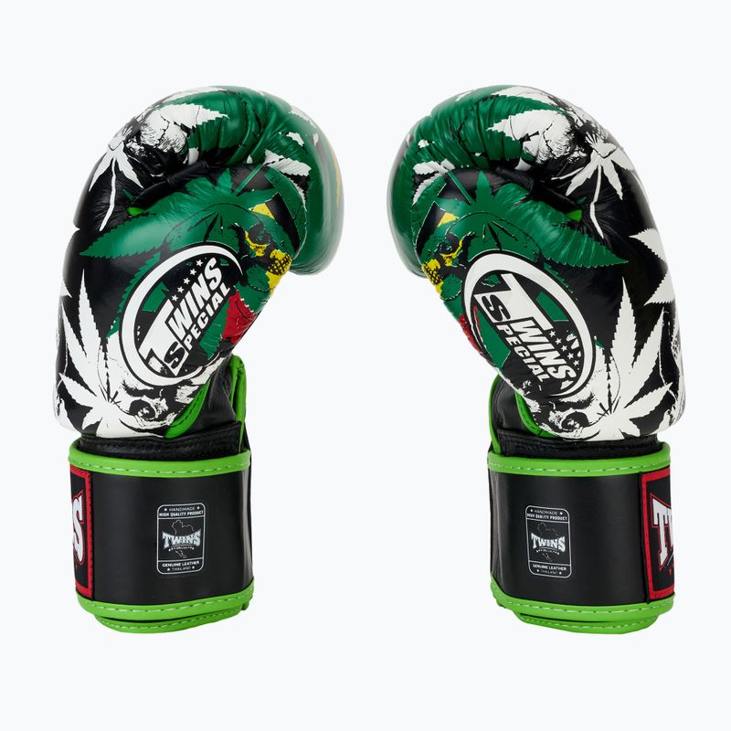 Twins Special Fancy FBGVL3-54 Guantoni da boxe verde erba/nero 4