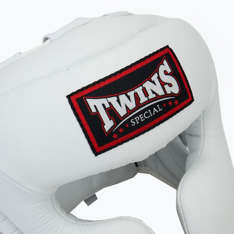 Twins Special HGS3 casco da boxe sparring bianco 4