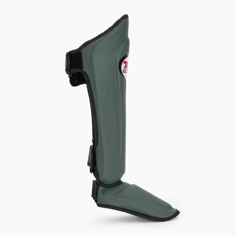 Protezioni per tibia e piede in oliva Twins Special SGS10 2