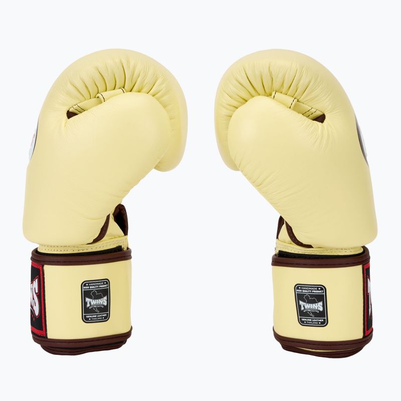 Guanti da boxe Twins Special BGVL3 vaniglia 4